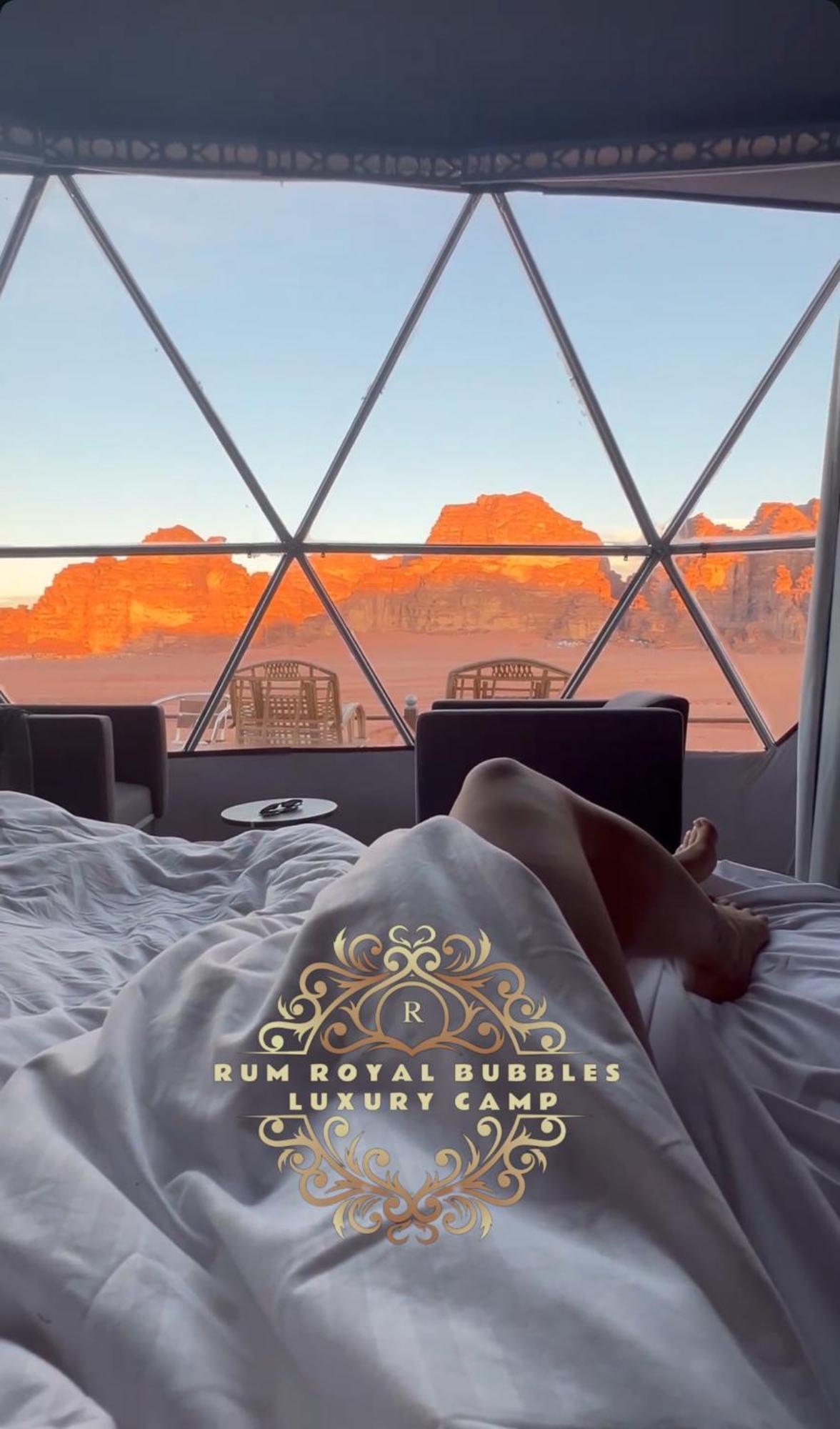 Rum Royal Bubbles Luxury Camp Lejlighed Wadi Rum Eksteriør billede