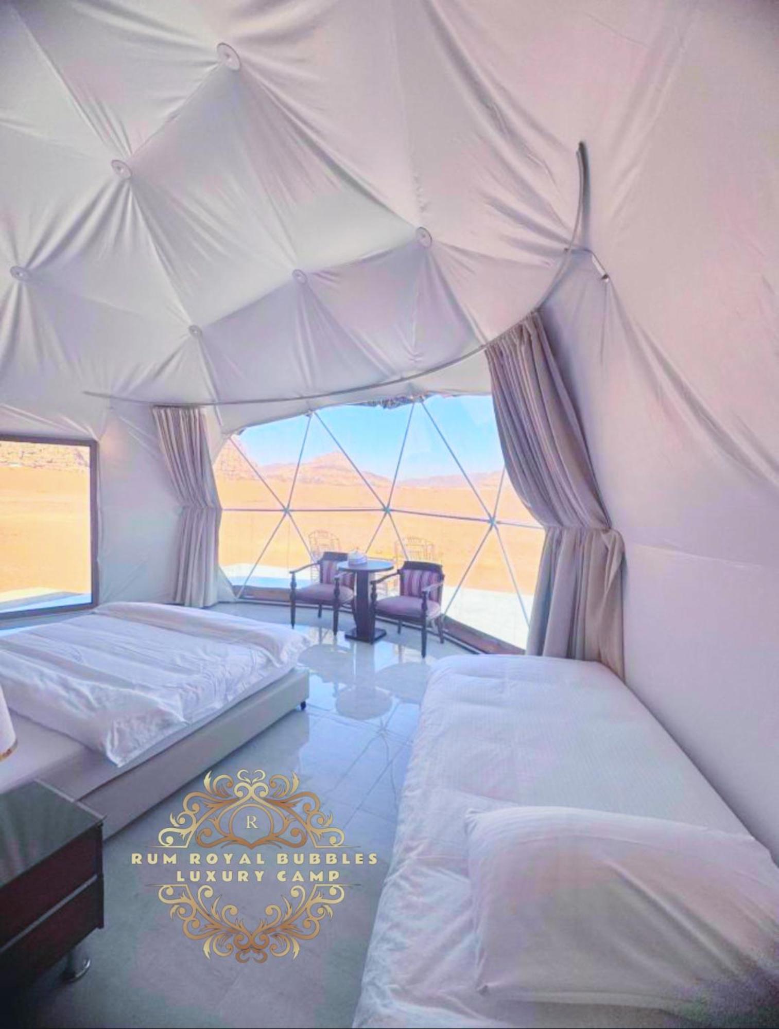 Rum Royal Bubbles Luxury Camp Lejlighed Wadi Rum Eksteriør billede