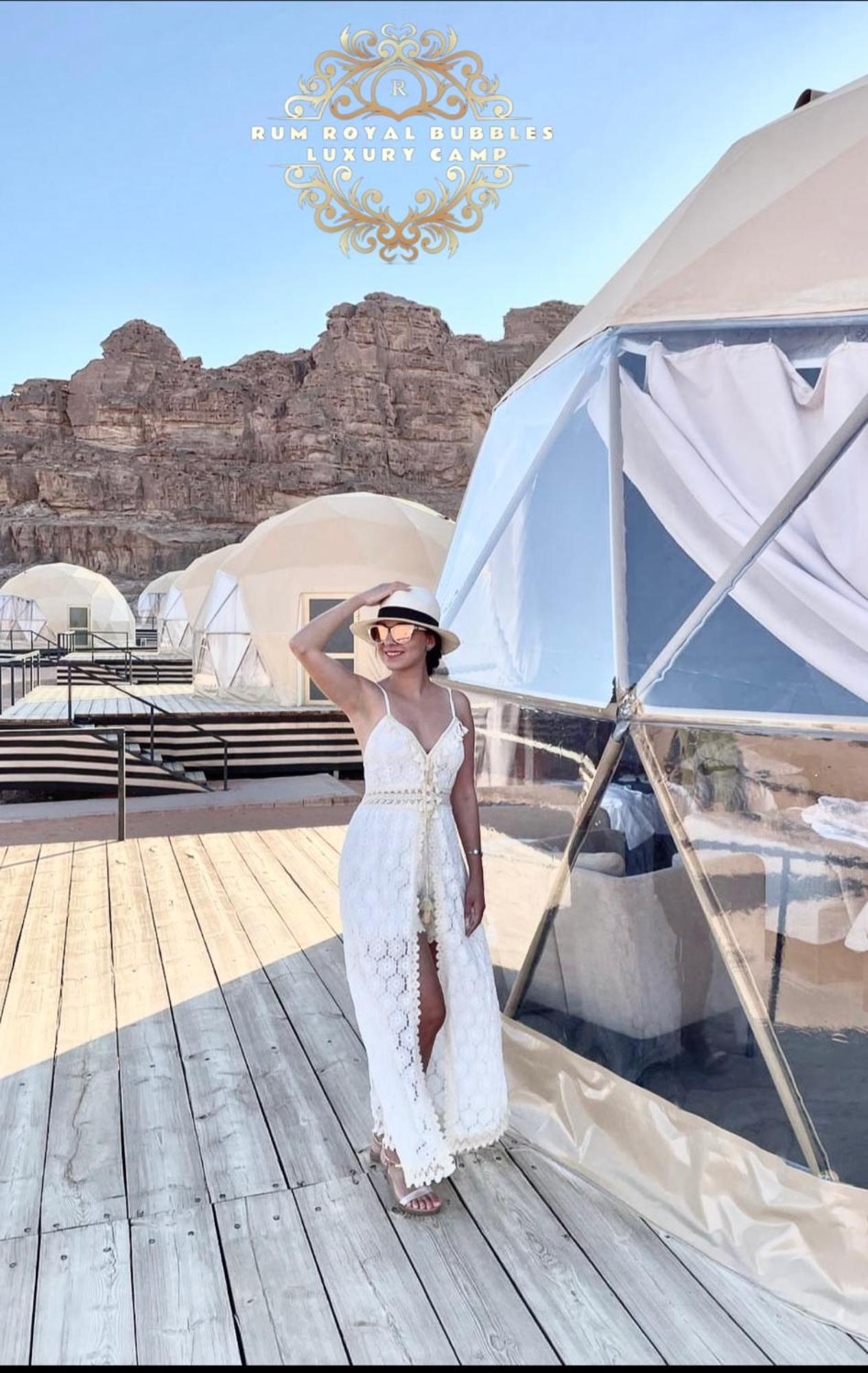 Rum Royal Bubbles Luxury Camp Lejlighed Wadi Rum Eksteriør billede