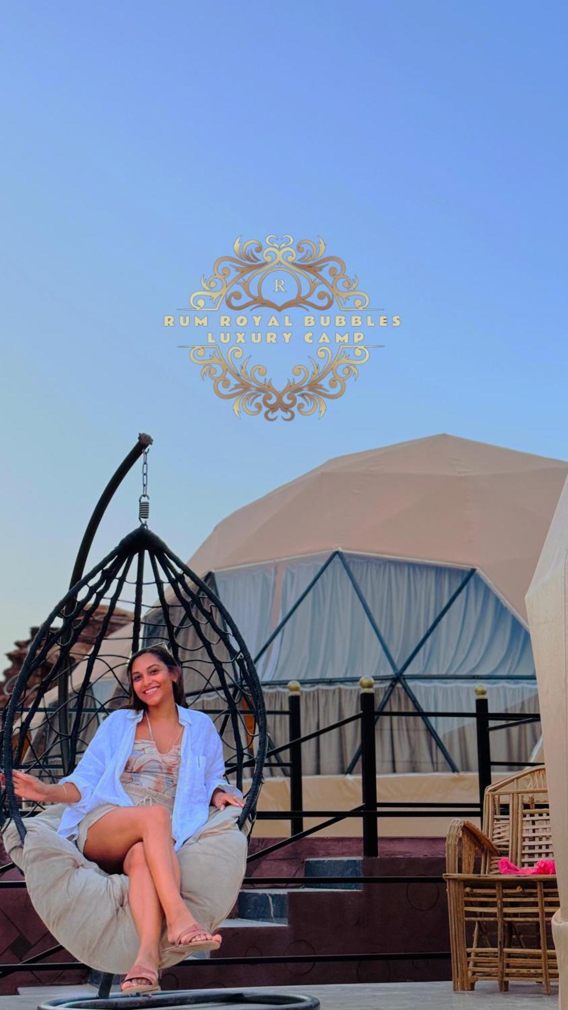 Rum Royal Bubbles Luxury Camp Lejlighed Wadi Rum Eksteriør billede