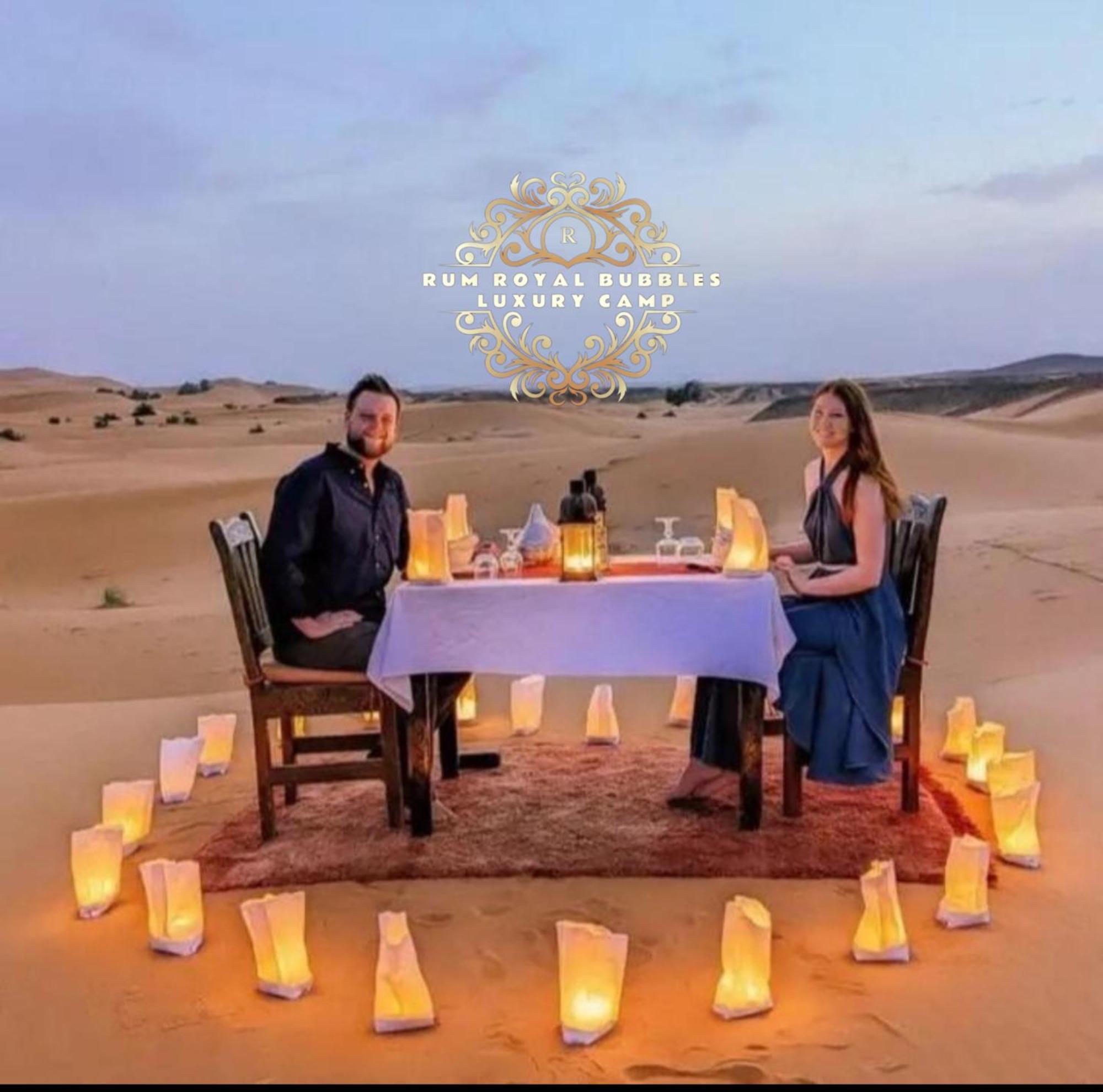 Rum Royal Bubbles Luxury Camp Lejlighed Wadi Rum Eksteriør billede