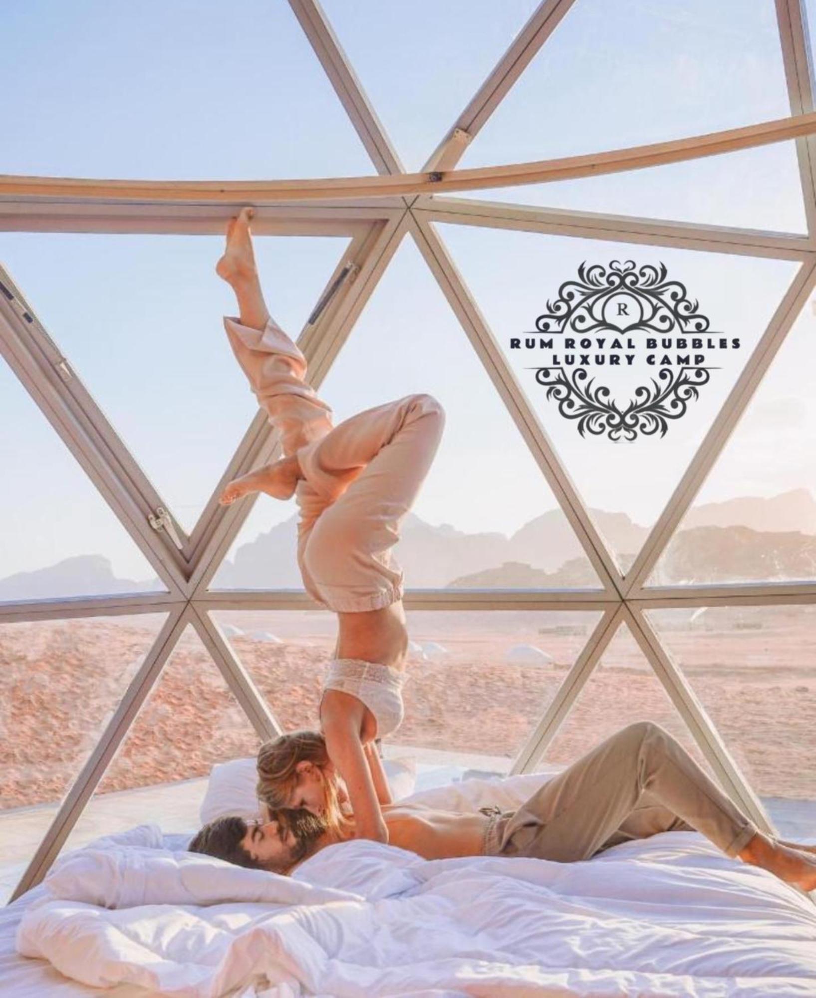 Rum Royal Bubbles Luxury Camp Lejlighed Wadi Rum Eksteriør billede